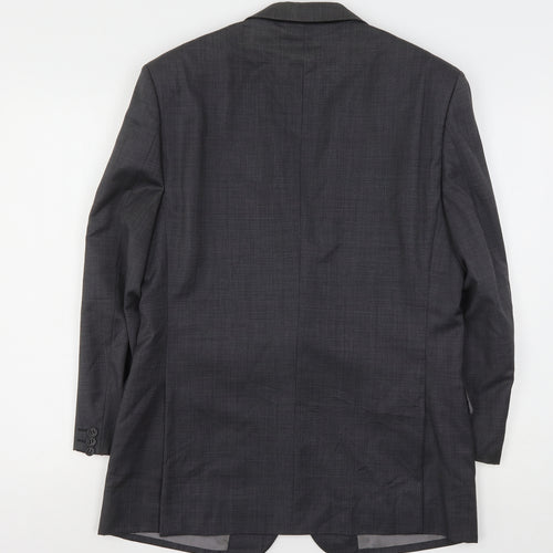 Marks and Spencer Mens Grey  Wool Jacket Suit Jacket