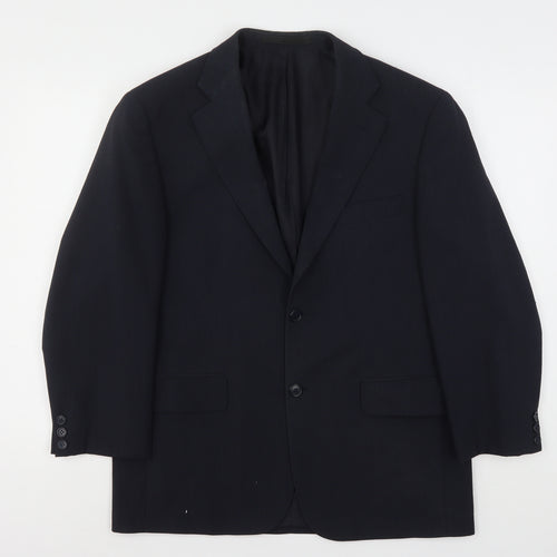 Marks and Spencer Mens Blue  Polyester Jacket Suit Jacket