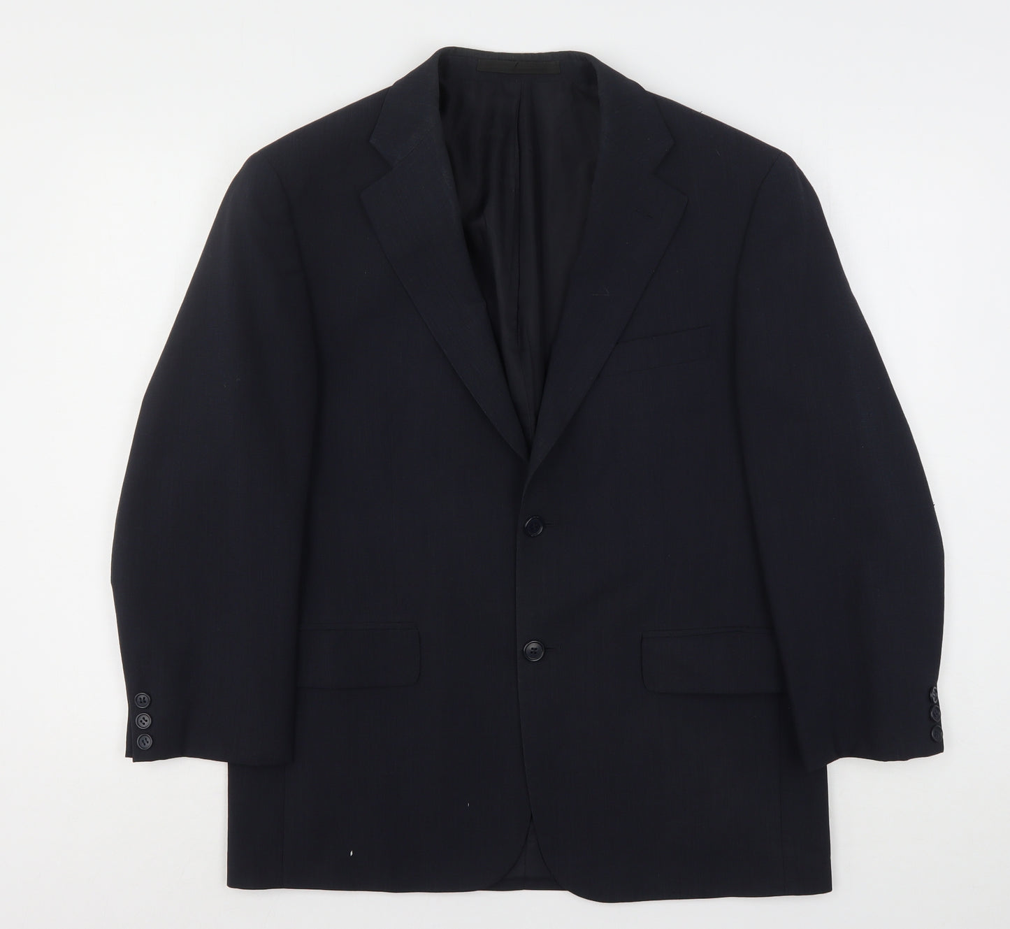 Marks and Spencer Mens Blue  Polyester Jacket Suit Jacket