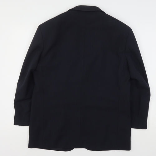 Marks and Spencer Mens Blue  Polyester Jacket Suit Jacket