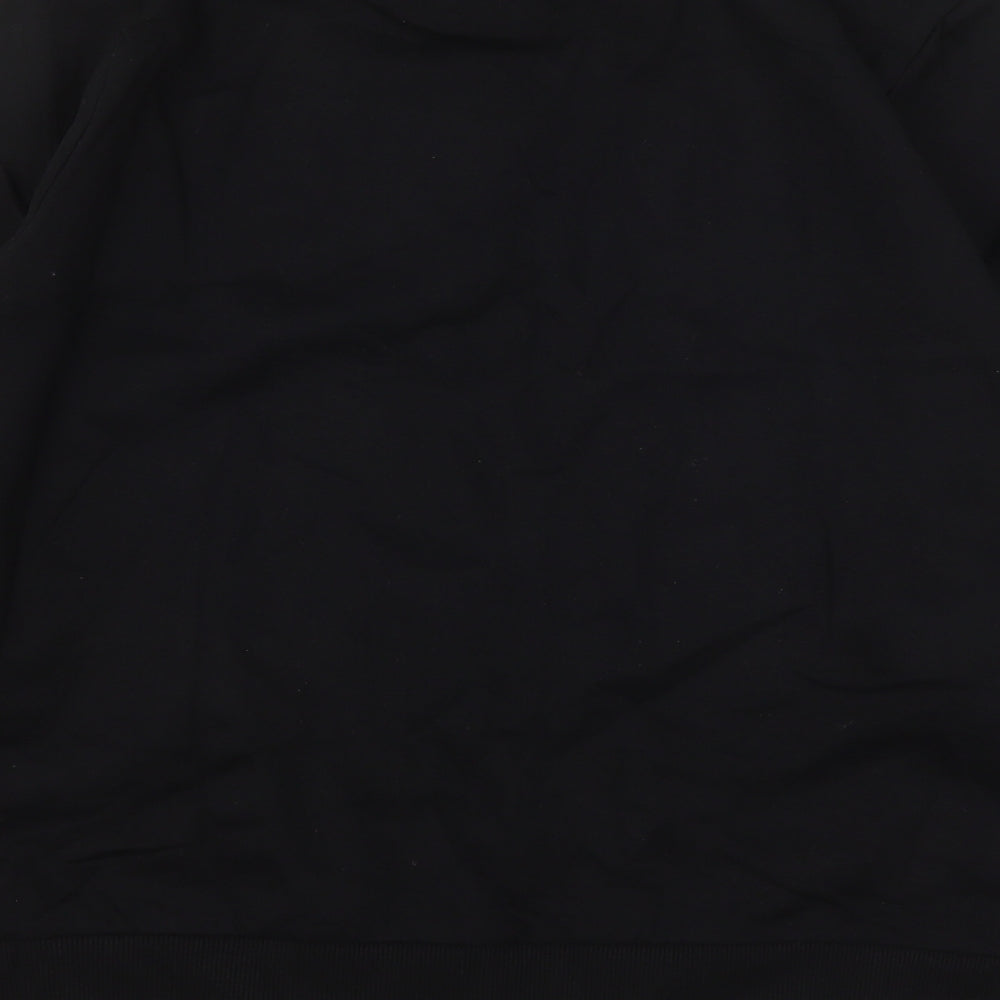Bravado Womens Black  Cotton Pullover Sweatshirt Size 12