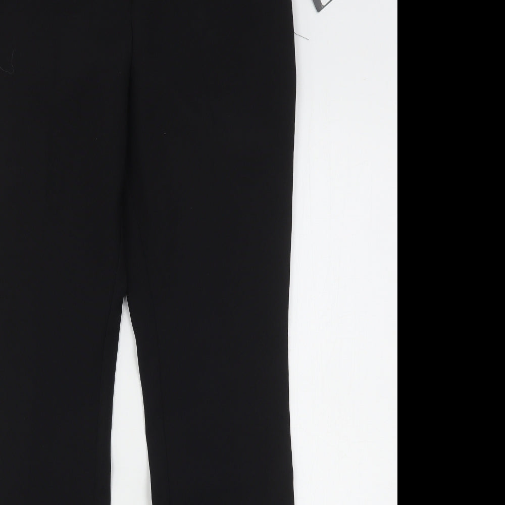 Atmosphere Womens Black  Polyester Trousers  Size 8 L32 in Regular Hook & Eye
