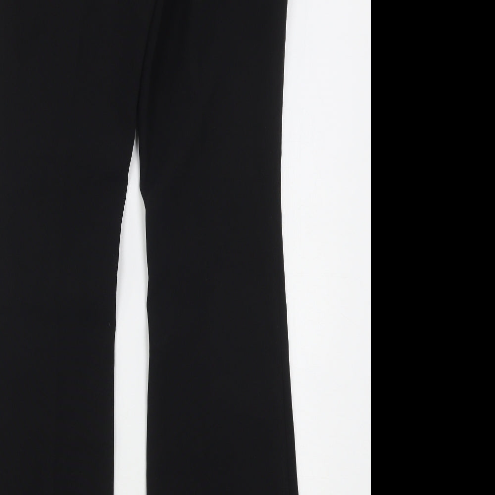 Atmosphere Womens Black  Polyester Trousers  Size 8 L32 in Regular Hook & Eye