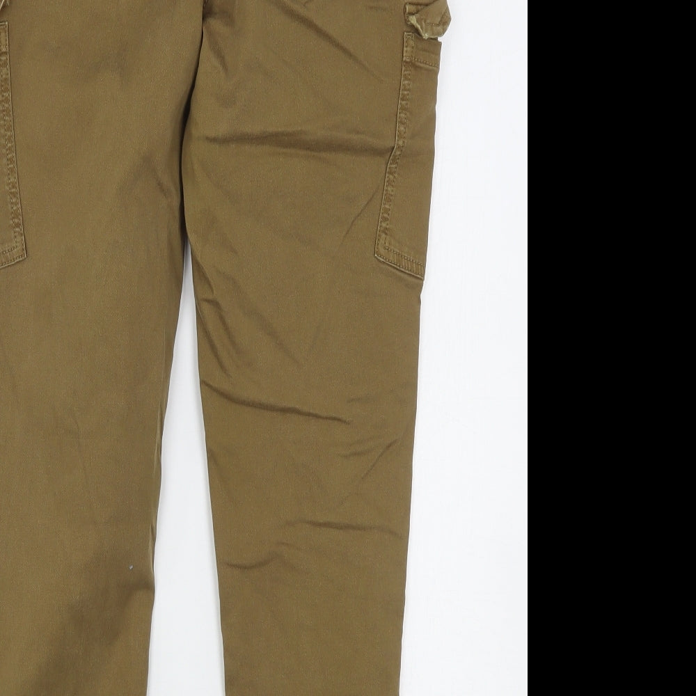 NEXT Womens Brown  Cotton Skinny Jeans Size 14 L26 in Regular