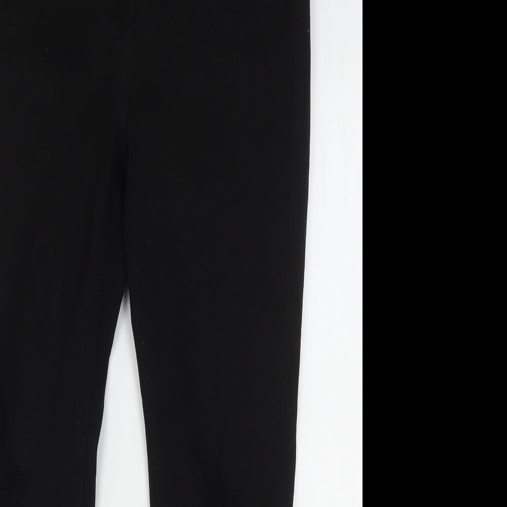 NEXT Womens Black  Cotton Skinny Jeans Size 14 L27 in Regular