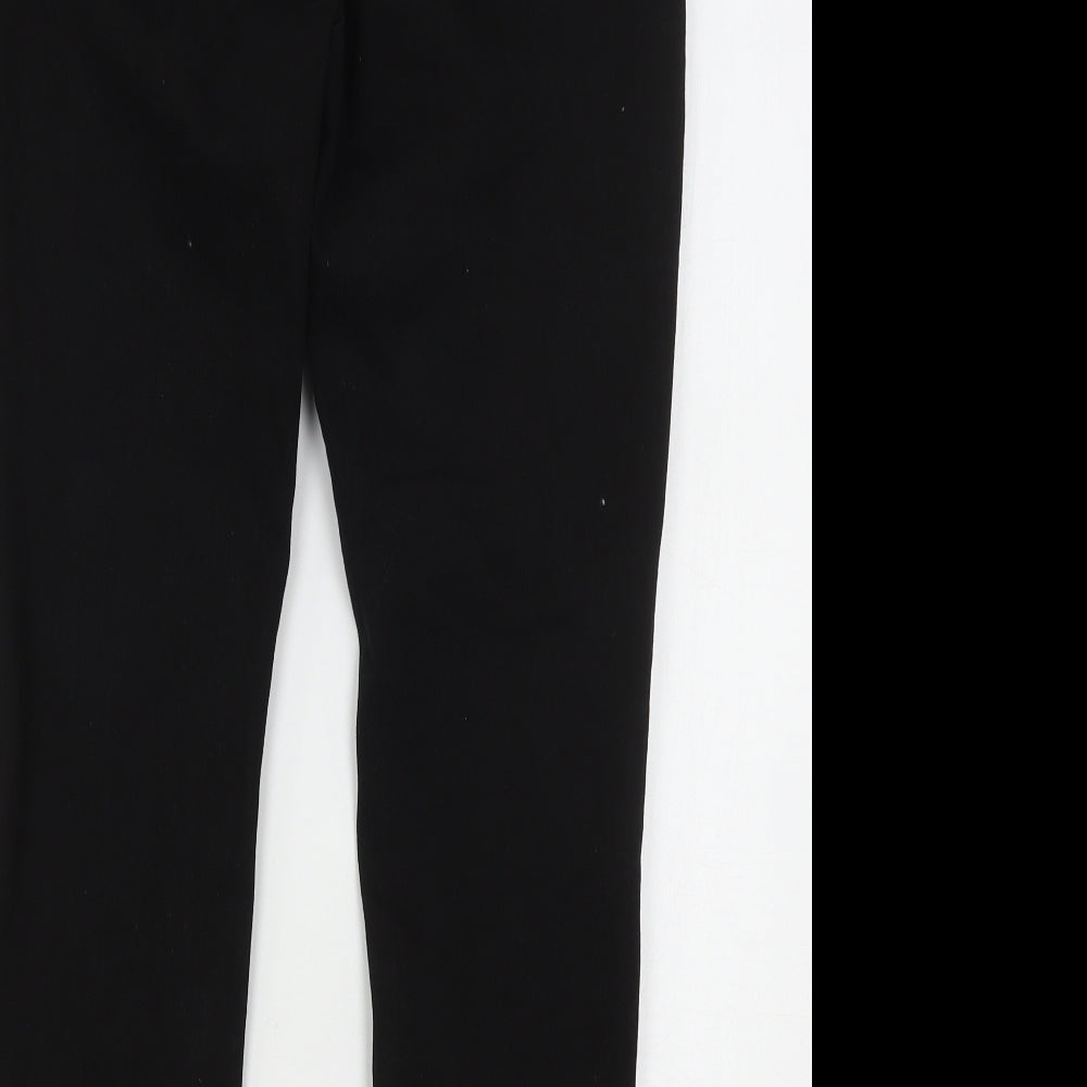 NEXT Womens Black  Cotton Skinny Jeans Size 14 L27 in Regular