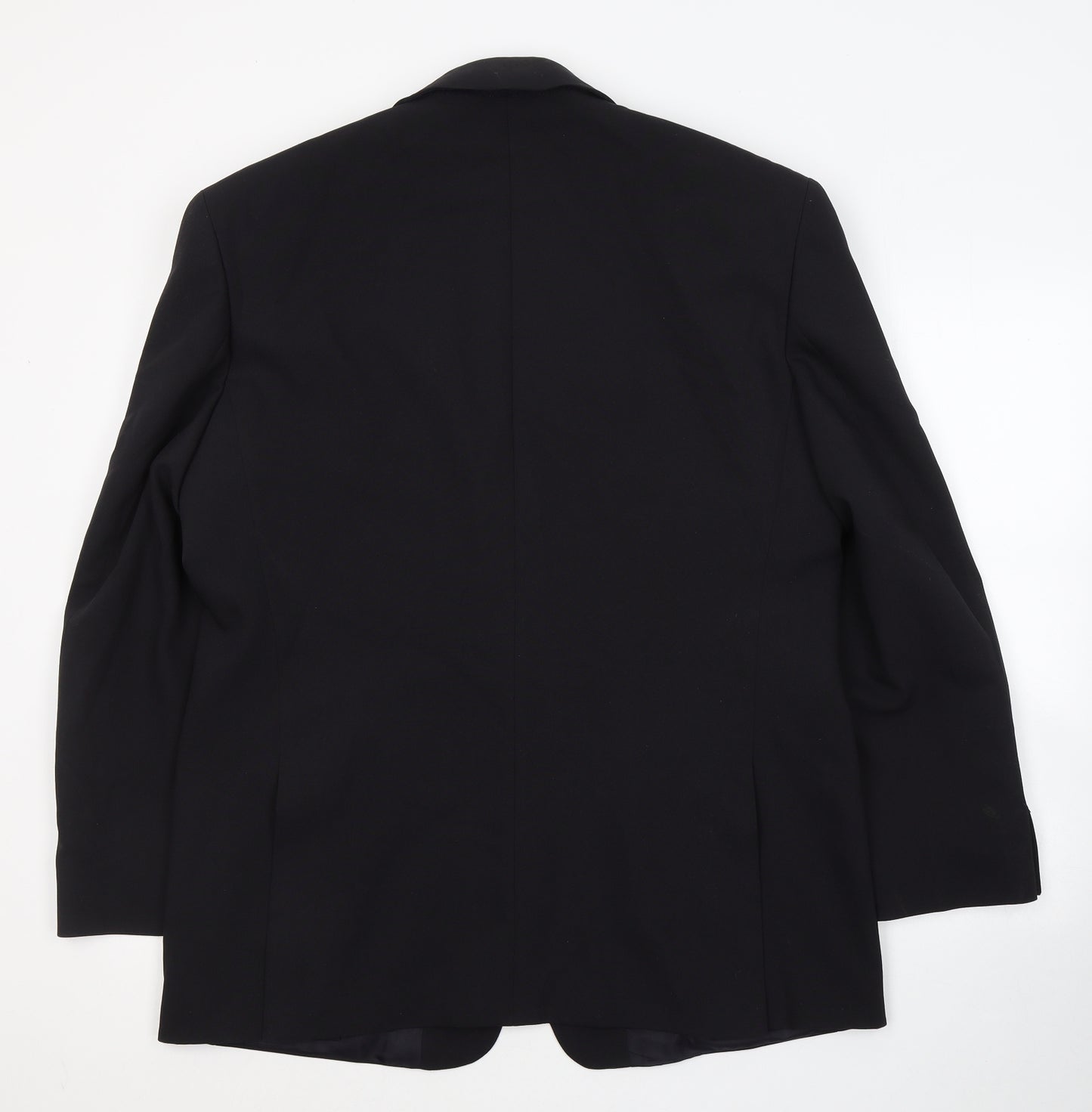 Greenwoods Classic Mens Black  Polyacrylate Fibre Jacket Suit Jacket Size L