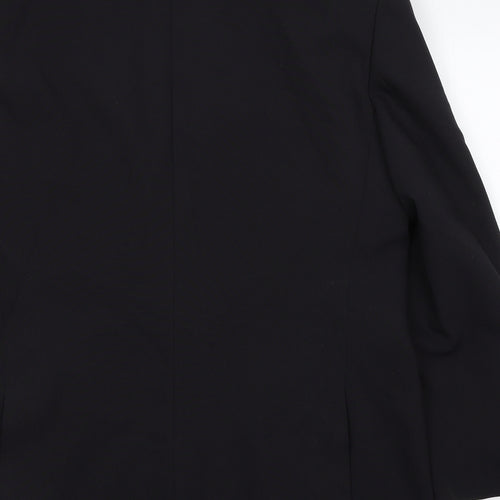 Greenwoods Classic Mens Black  Polyacrylate Fibre Jacket Suit Jacket Size L