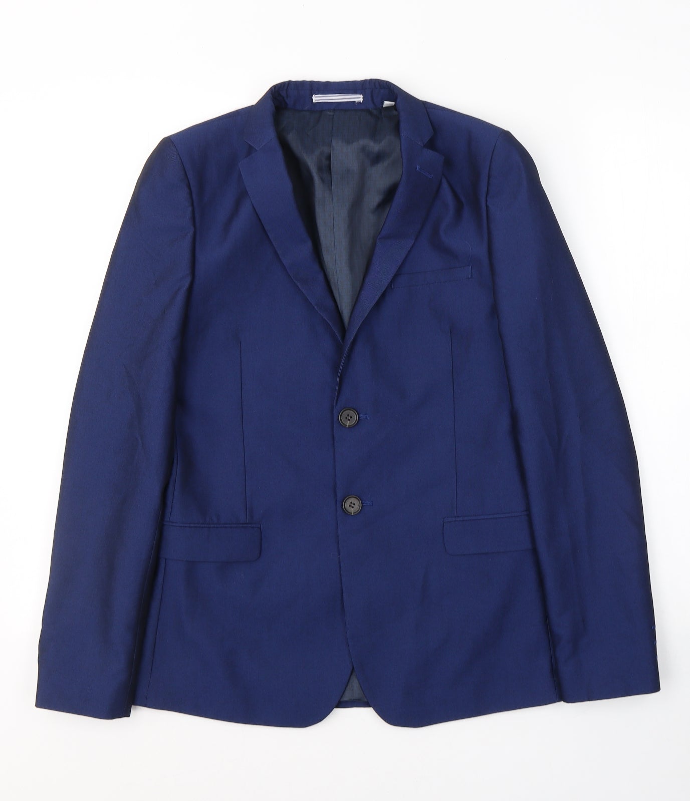 Marks and Spencer Boys Blue   Jacket Blazer Size 12-13 Years  Button - Suit jacket