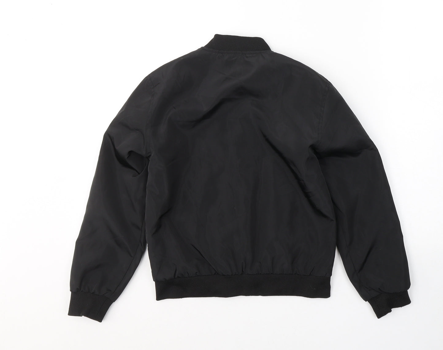 BOYS  Boys Black   Jacket Coat Size 9-10 Years  Button