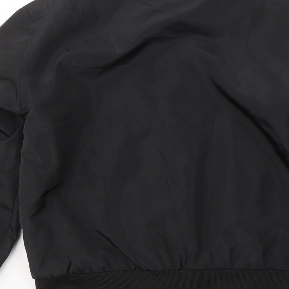 BOYS  Boys Black   Jacket Coat Size 9-10 Years  Button