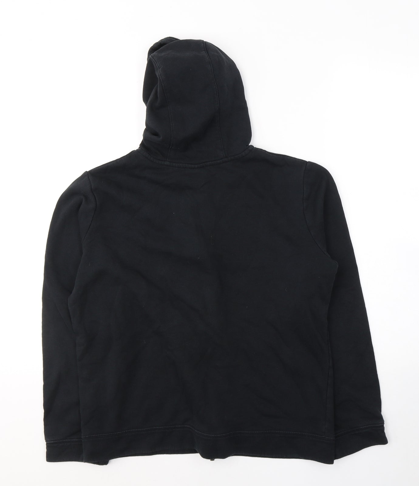 Nike Boys Black  Cotton Full Zip Hoodie Size XL  Zip - Unisex