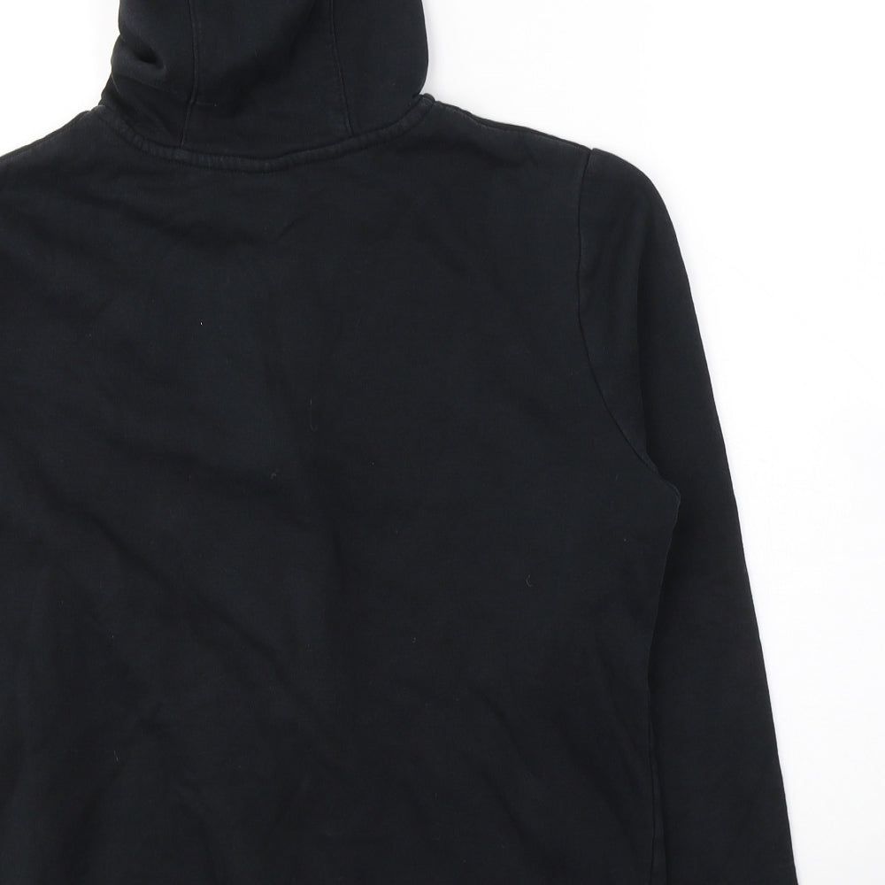 Nike Boys Black  Cotton Full Zip Hoodie Size XL  Zip - Unisex