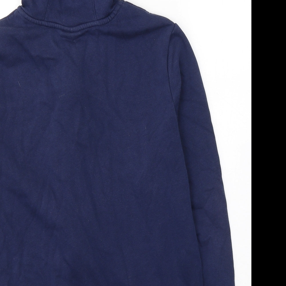 Nike Boys Blue  Cotton Full Zip Hoodie Size XL  Zip