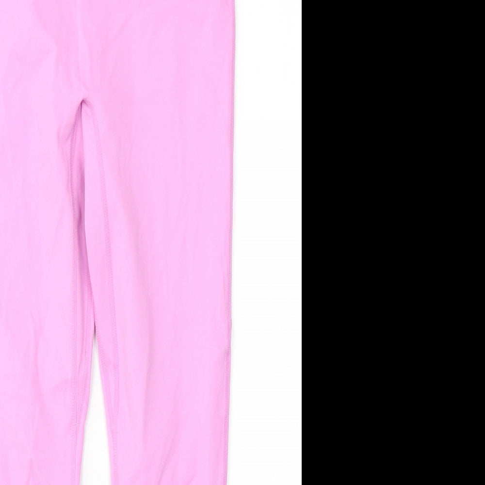 Fabletics Womens Pink  Nylon Pedal Pusher Leggings Size L L28 in Regular Pullover