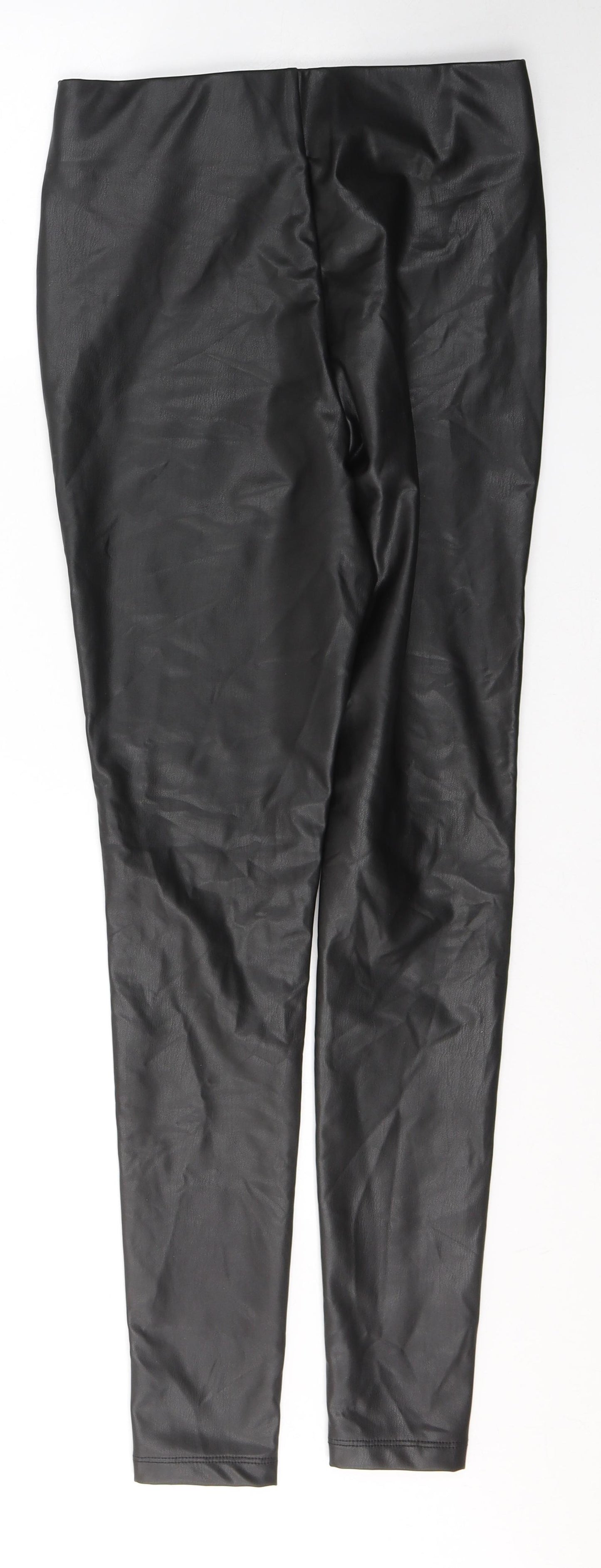 Dunnes Stores Womens Black  Polyethylene Jegging Leggings Size 8 L28.5 in