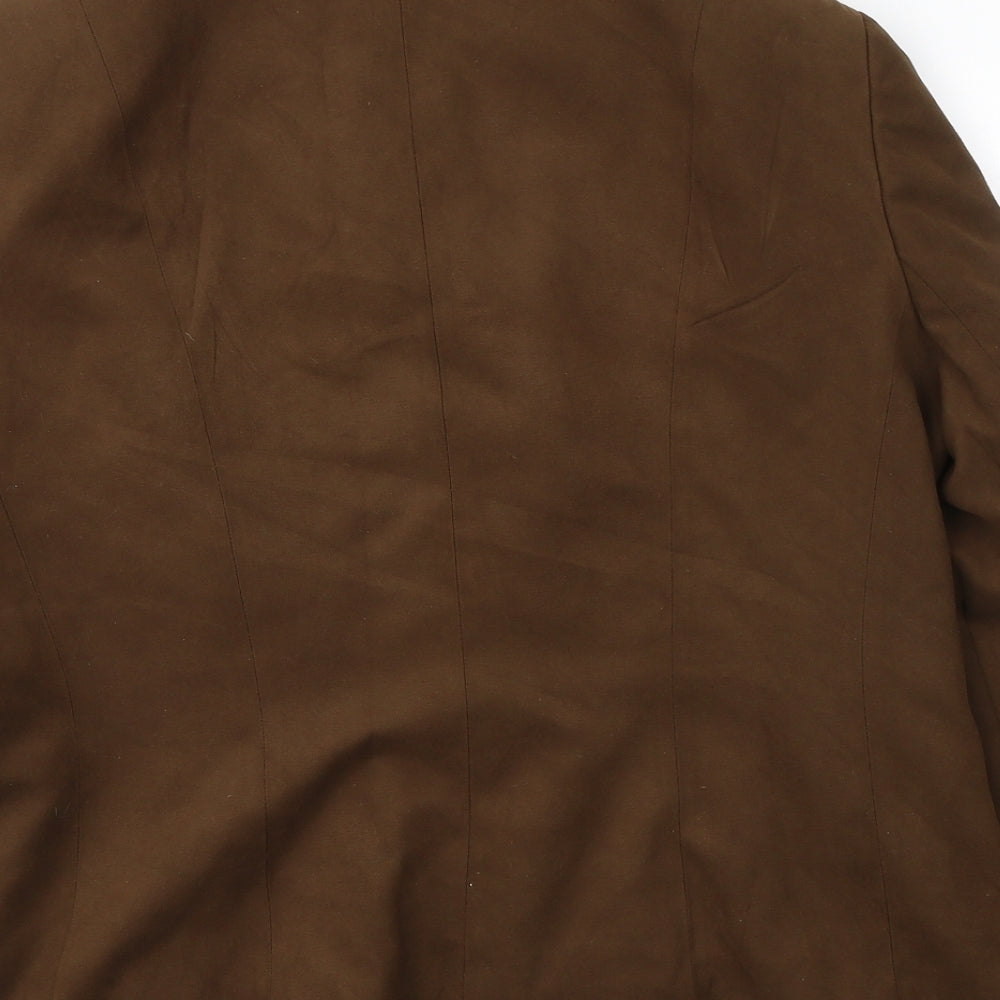 J.Taylor Womens Brown   Jacket Coat Size 18  Button
