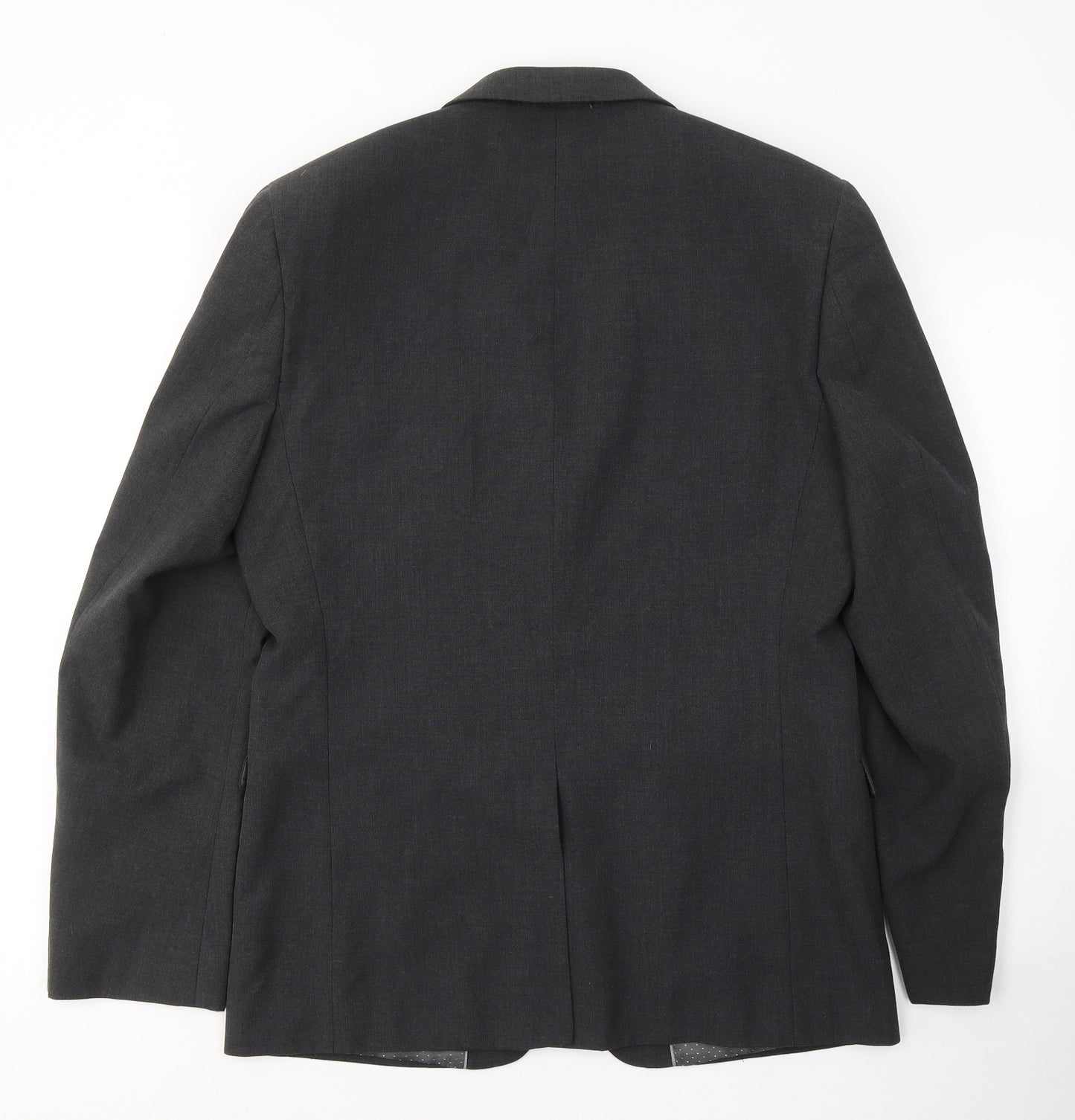 George Mens Grey  Polyester Jacket Suit Jacket Size 40