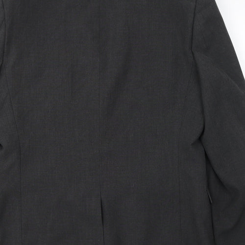 George Mens Grey  Polyester Jacket Suit Jacket Size 40