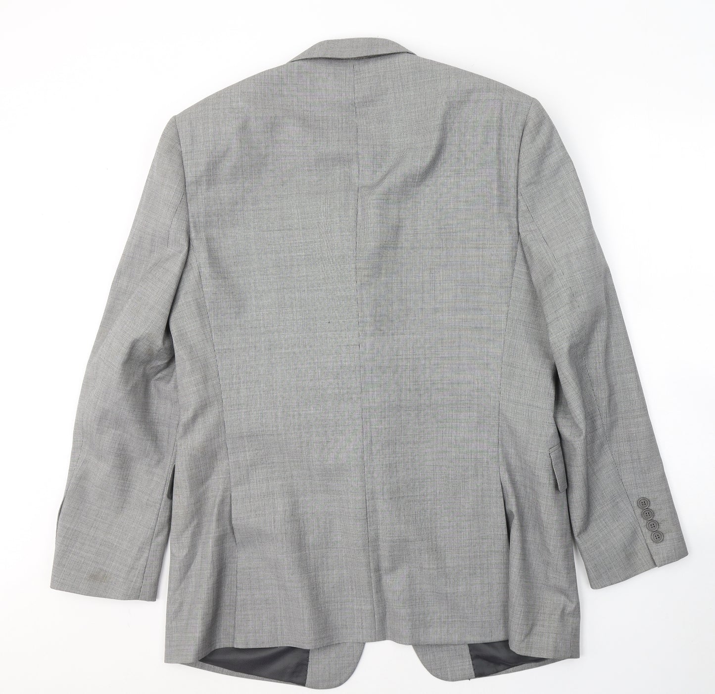 JACK REID Mens Grey  Polyester Jacket Suit Jacket Size 42