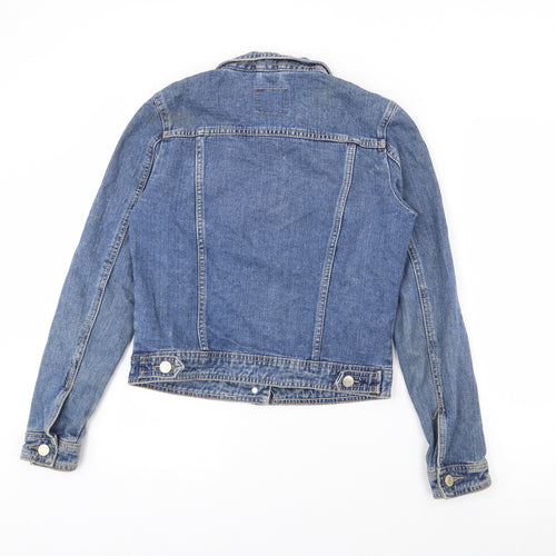 Denim Co Womens Blue   Jacket  Size 8  Button