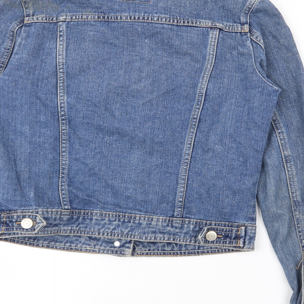 Denim Co Womens Blue   Jacket  Size 8  Button