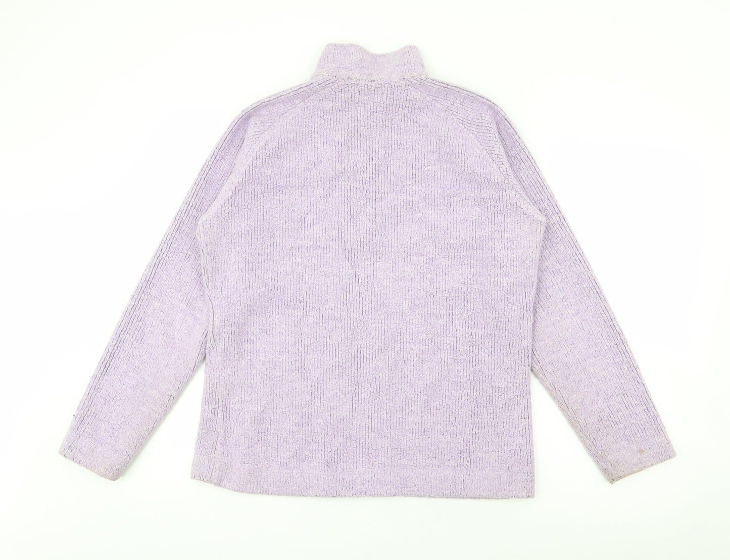 Peter Storm Womens Purple High Neck  Acrylic Pullover Jumper Size 14