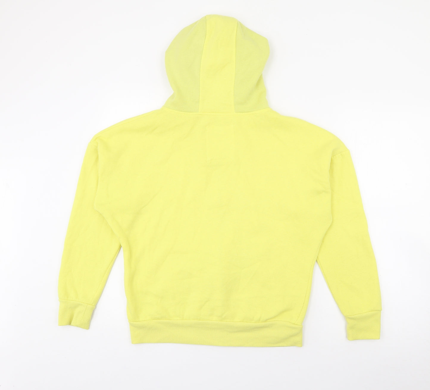 Atmosphere Womens Yellow  Polyester Full Zip Hoodie Size 10  Zip