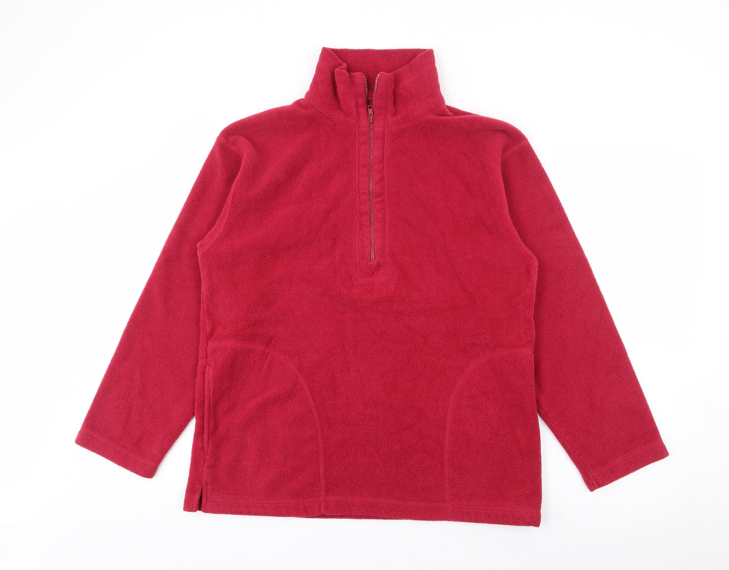 Preworn1 Womens Pink High Neck  Polyester Pullover Jumper Size M