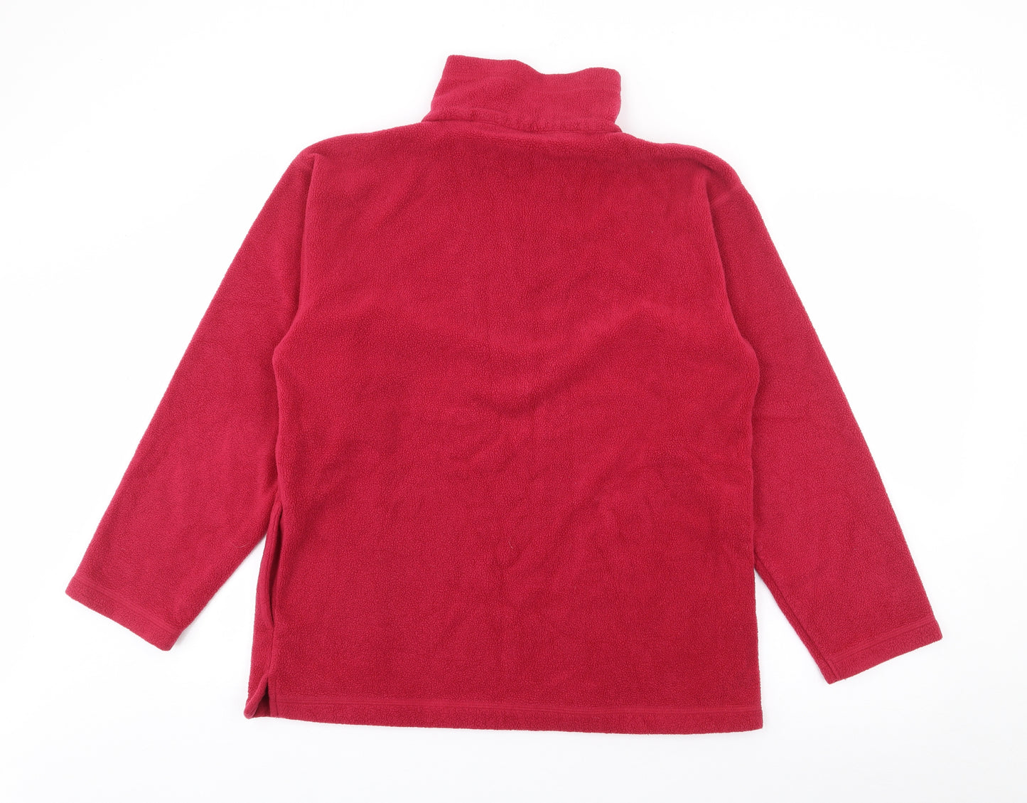 Preworn1 Womens Pink High Neck  Polyester Pullover Jumper Size M