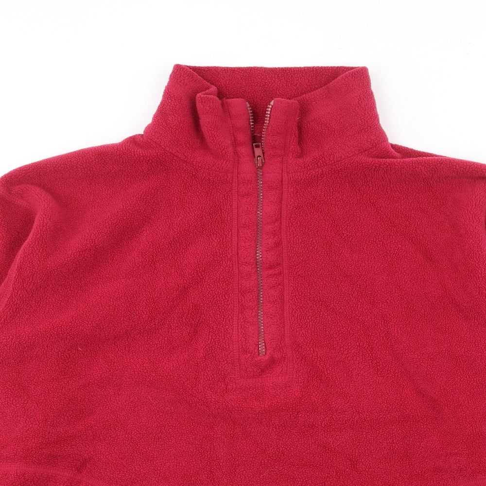 Preworn1 Womens Pink High Neck  Polyester Pullover Jumper Size M