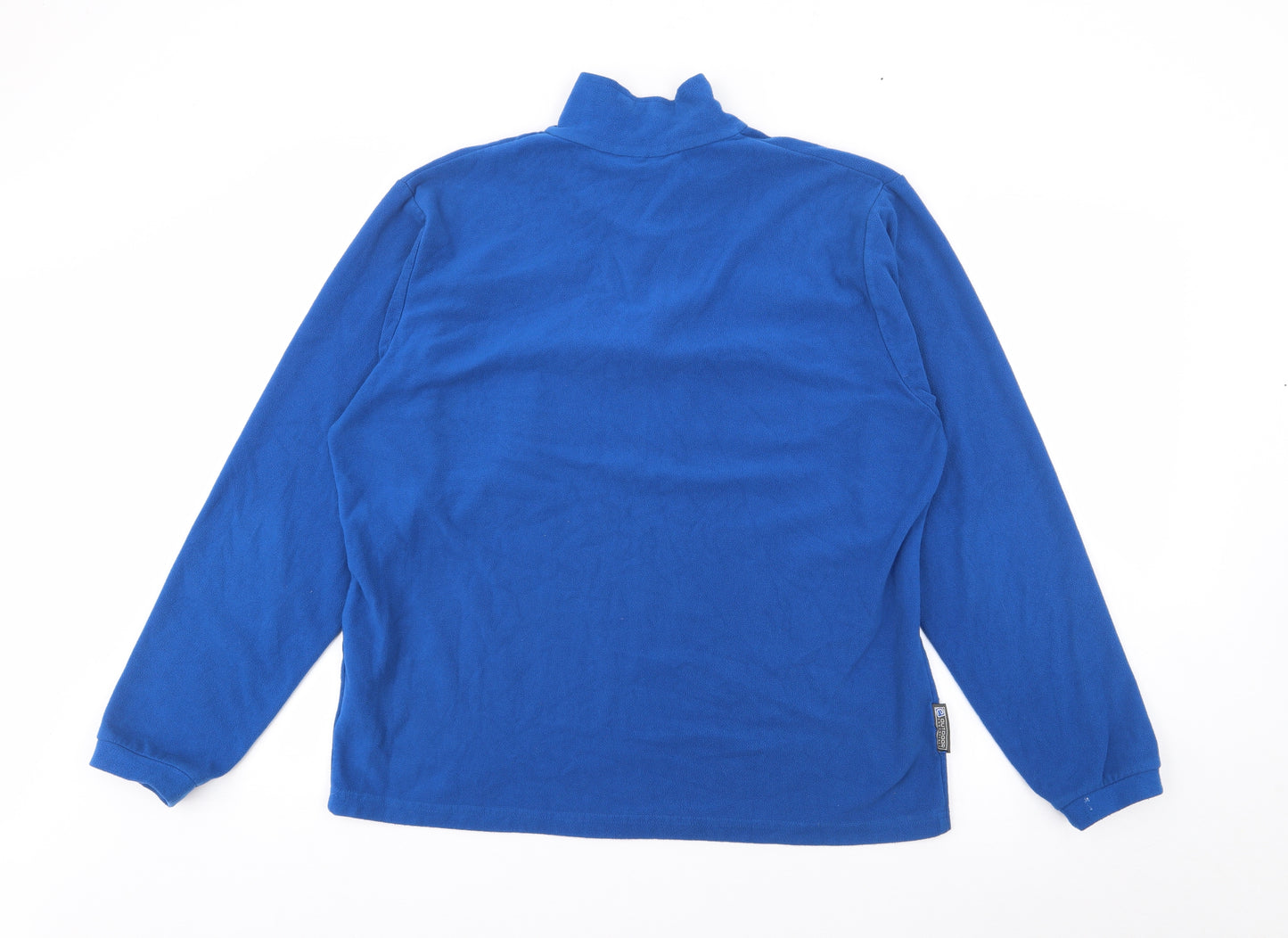 Outdoor Essentials` Mens Blue High Neck  Polyester Pullover Jumper Size L