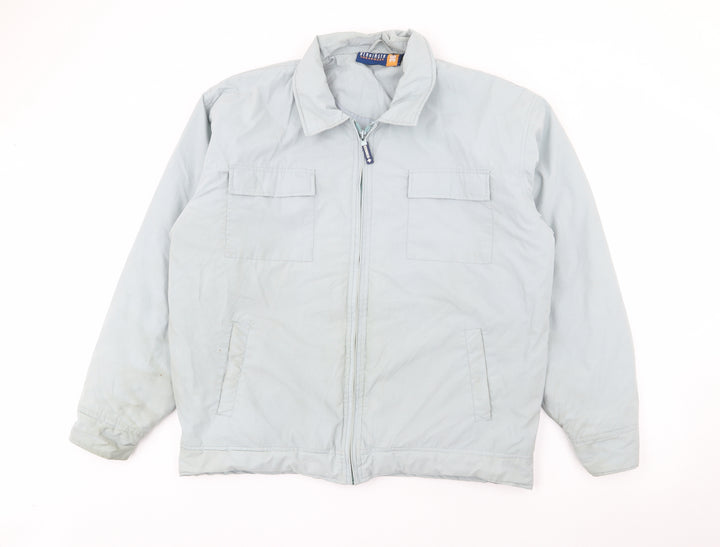 Berringer Womens Blue   Jacket Coat Size L  Zip