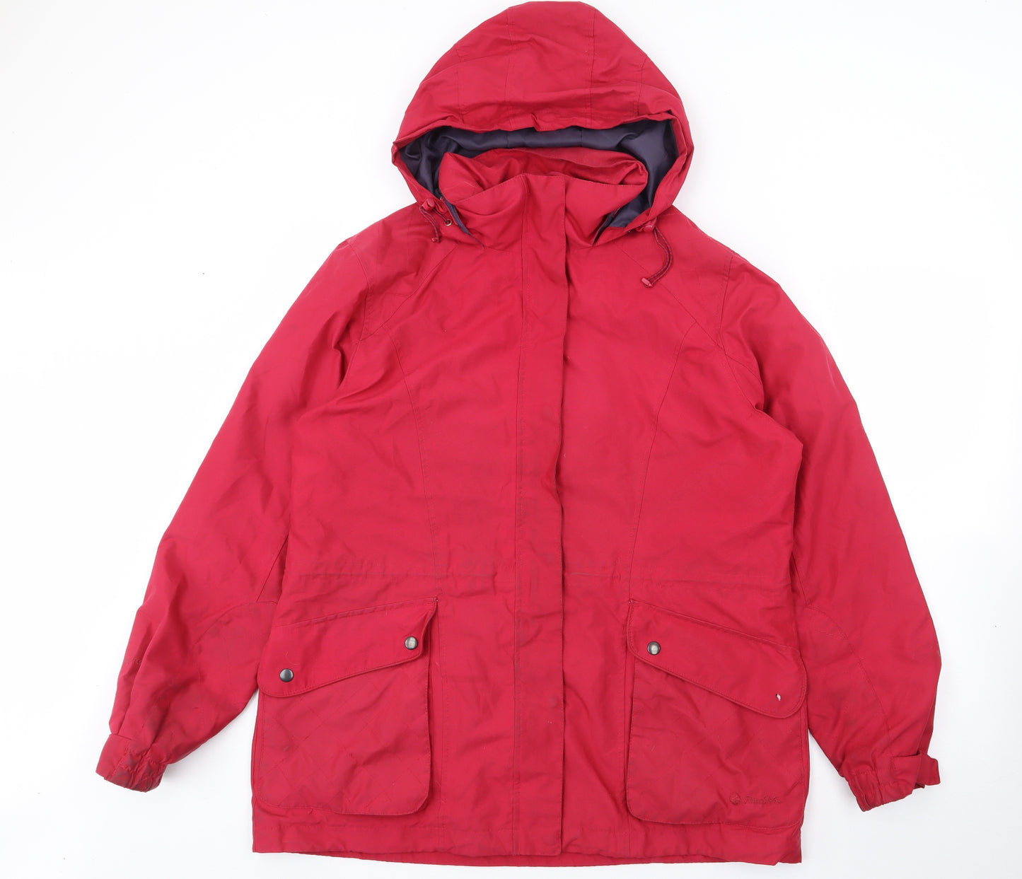 Peter Storm Womens Pink   Rain Coat Coat Size 16  Zip
