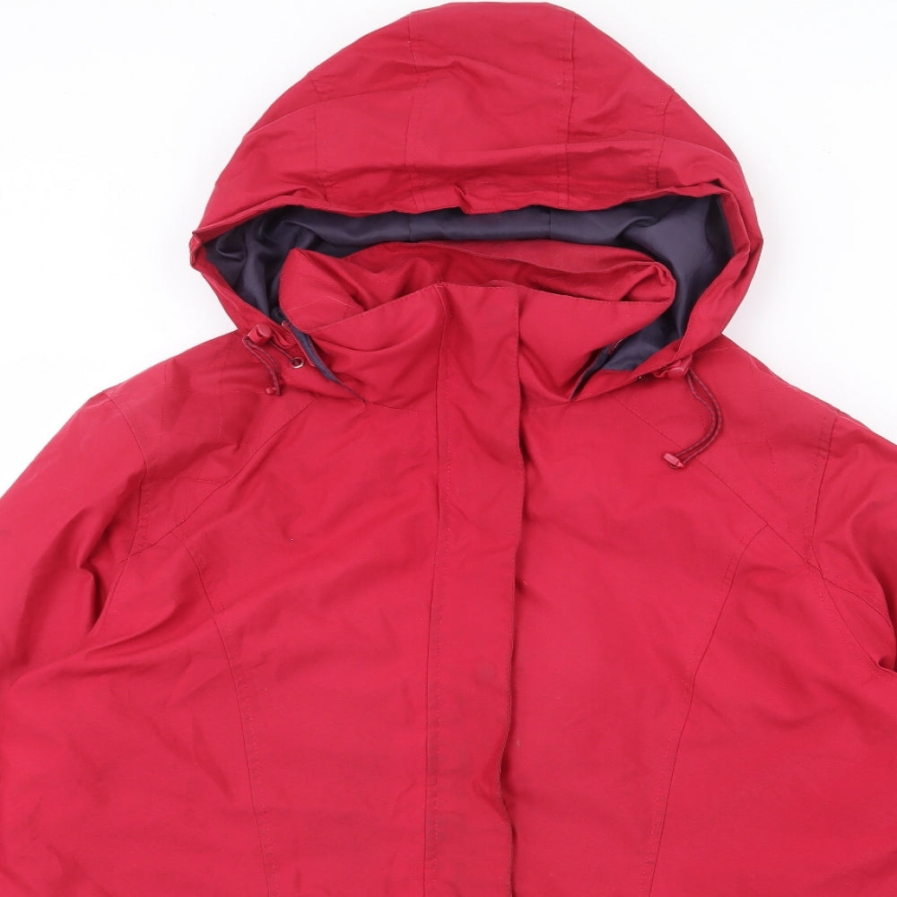 Peter Storm Womens Pink   Rain Coat Coat Size 16  Zip