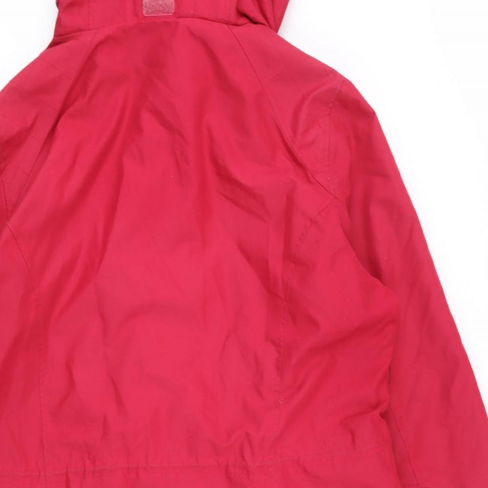Peter Storm Womens Pink   Rain Coat Coat Size 16  Zip