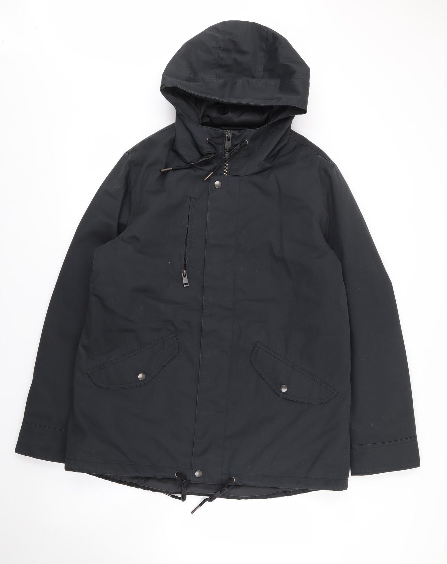 Marks and Spencer Mens Black   Jacket Coat Size M  Zip
