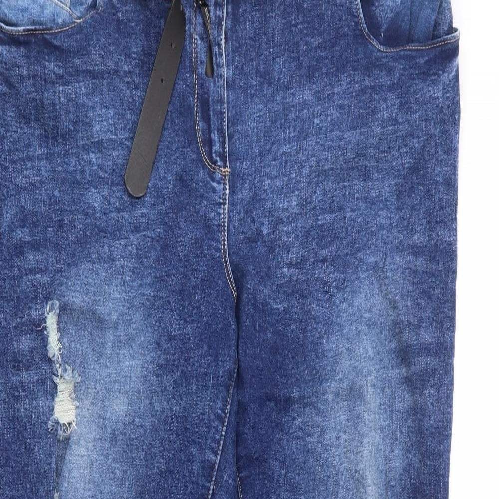 Matalan Womens Blue  Coir Skinny Jeans Size 18 L27 in Regular