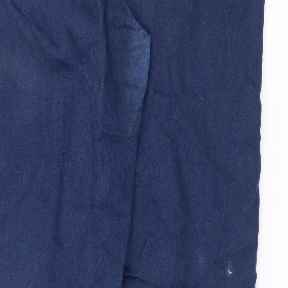 George Womens Blue  Cotton Skinny Jeans Size 16 L27 in Regular