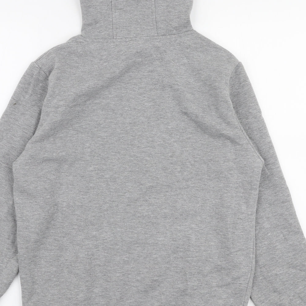 Primark Mens Grey  Cotton Pullover Hoodie Size S   - MTV
