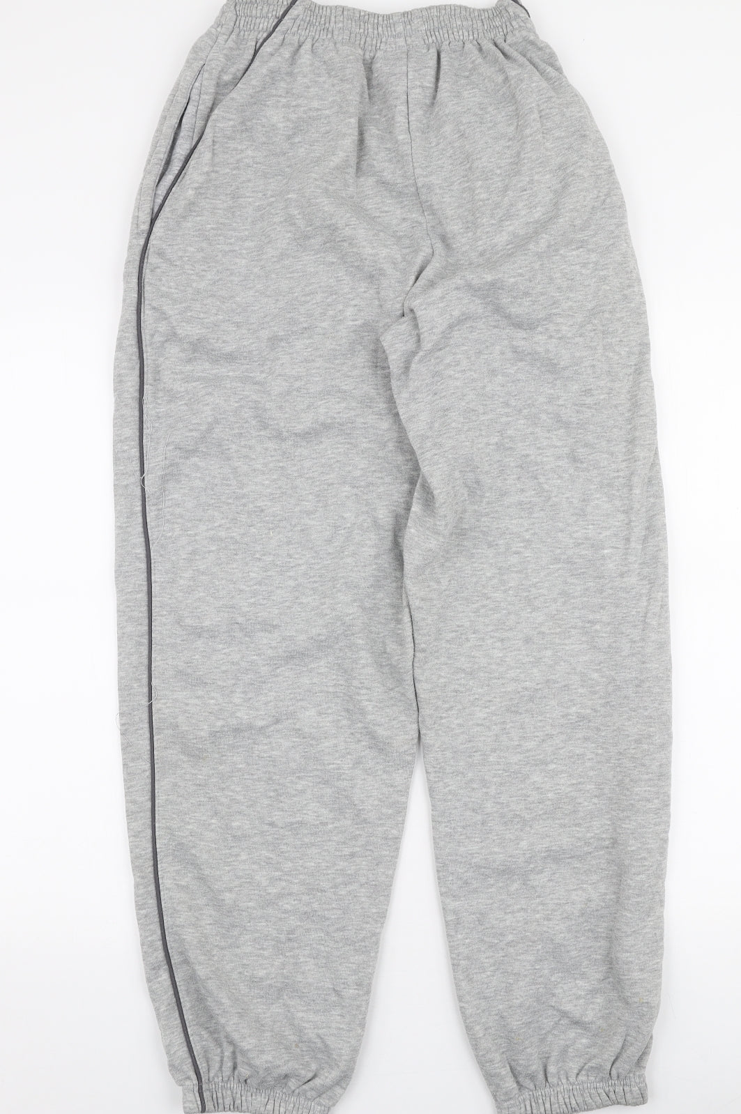 Slazenger Mens Grey  Polyester Jogger Trousers Size M L30 in Regular Drawstring