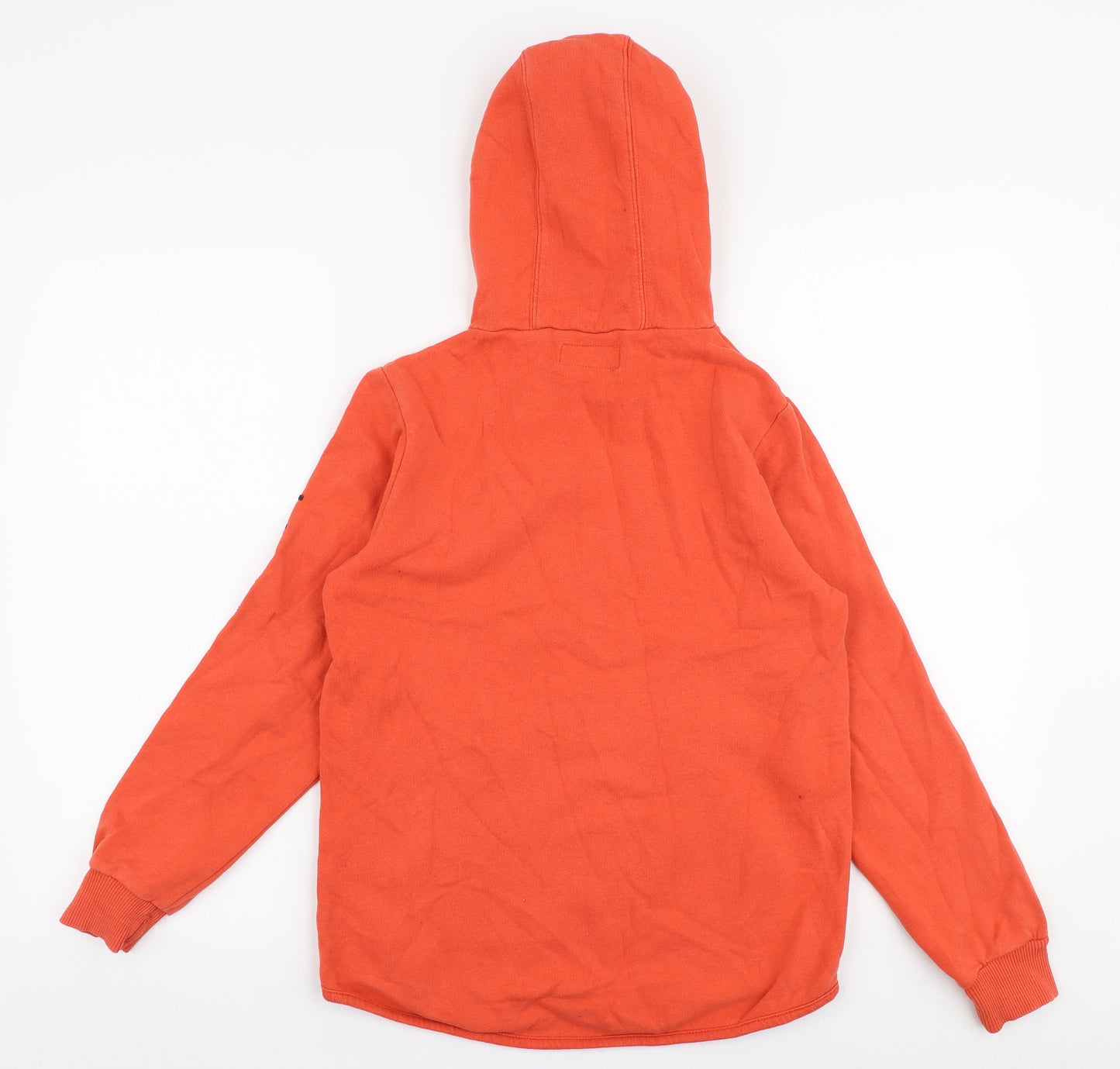 NEXT Boys Orange  Cotton Pullover Hoodie Size 10 Years  Pullover - The future is now