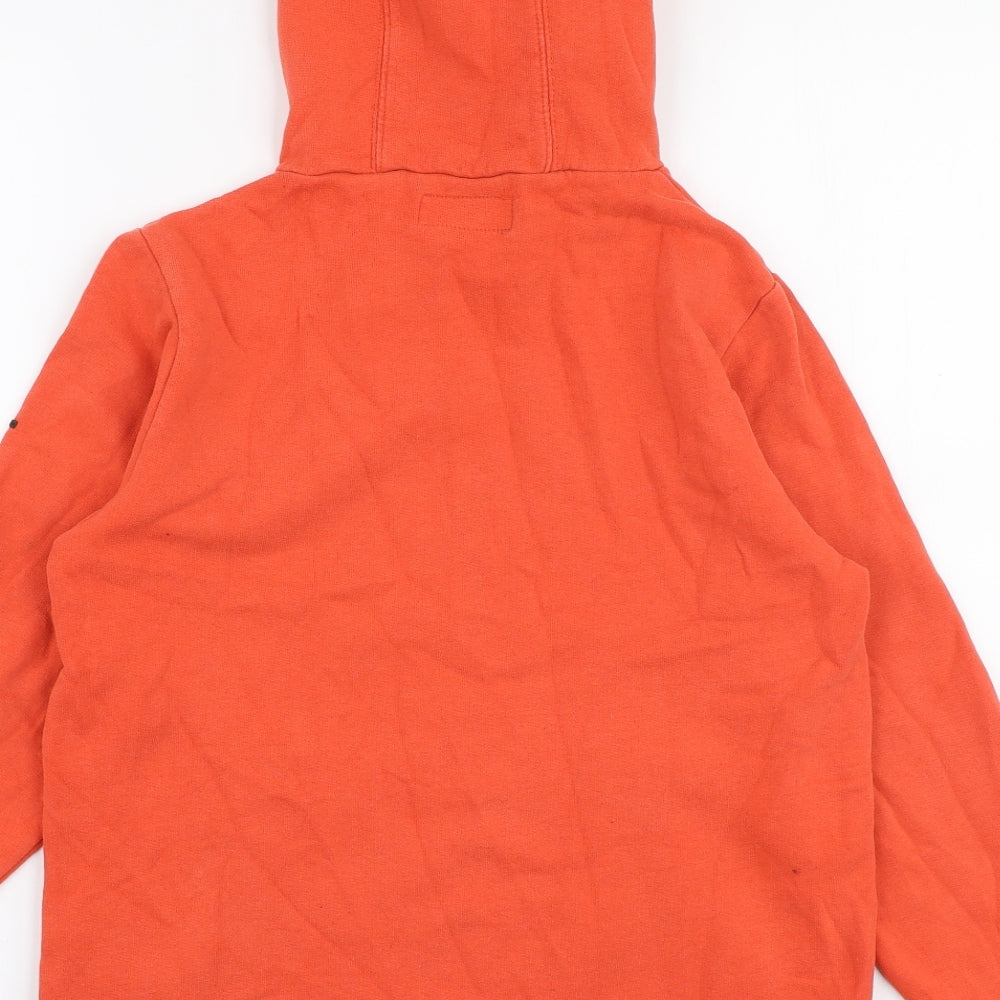 NEXT Boys Orange  Cotton Pullover Hoodie Size 10 Years  Pullover - The future is now