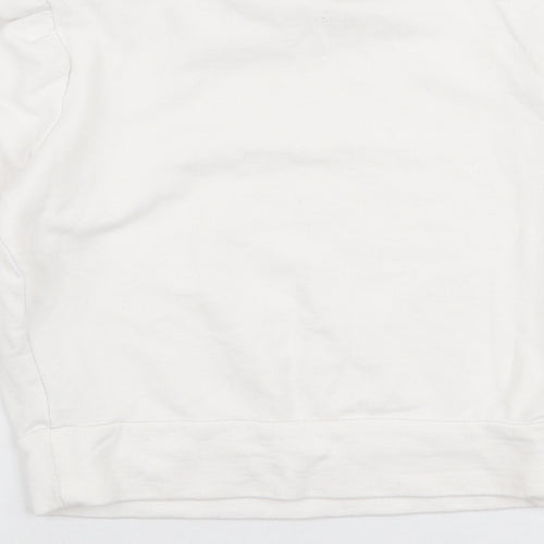 Miss Selfridge Womens White  100% Cotton Pullover Sweatshirt Size 6  Pullover - A la belle etoile
