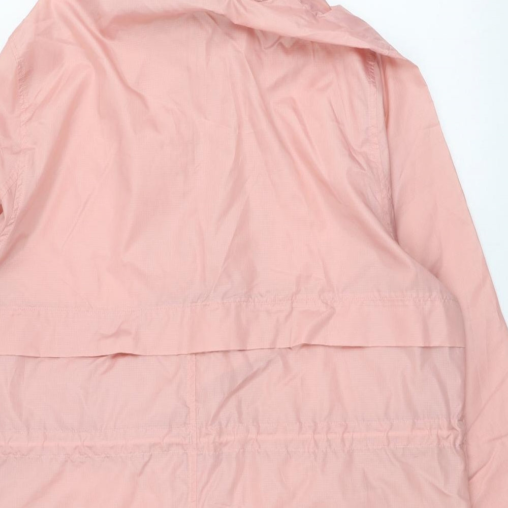 Primark Womens Pink   Rain Coat Coat Size M  Zip