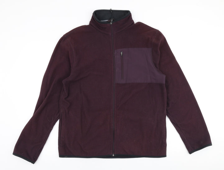 Marks and Spencer Mens Purple   Jacket  Size M  Zip