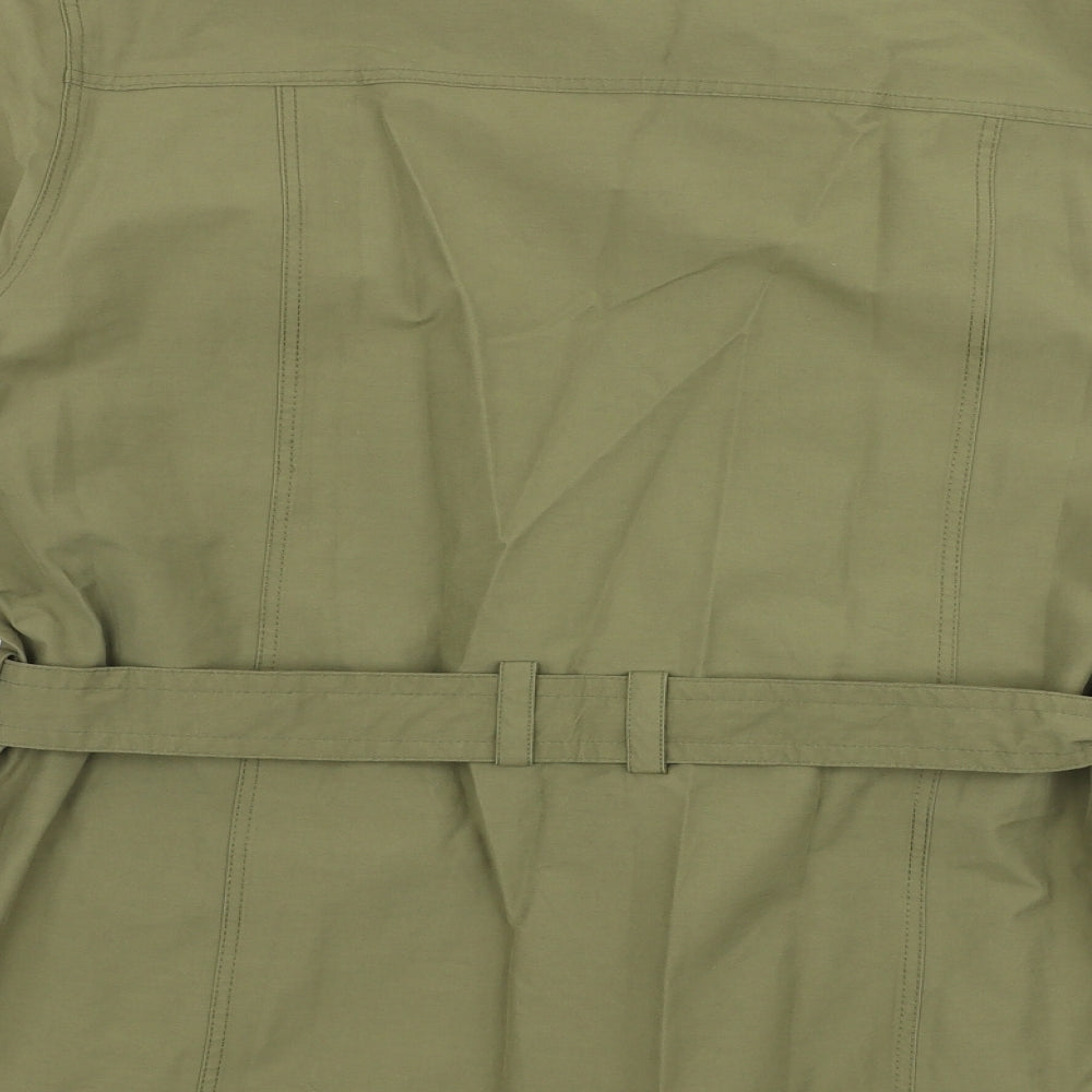 Jack Murphy Womens Green   Parka Coat Size 16  Zip