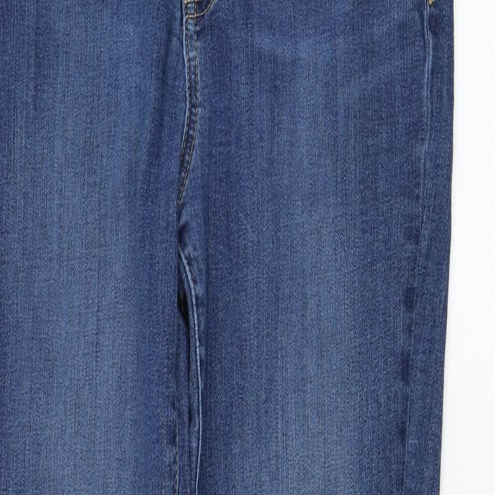 Gap Womens Blue  Cotton Skinny Jeans Size 29 in L26 in Regular Button