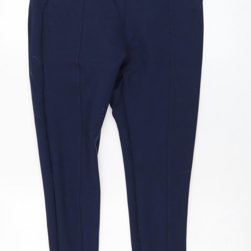Marks and Spencer Womens Blue  Viscose Cropped Leggings Size 14 L24 in