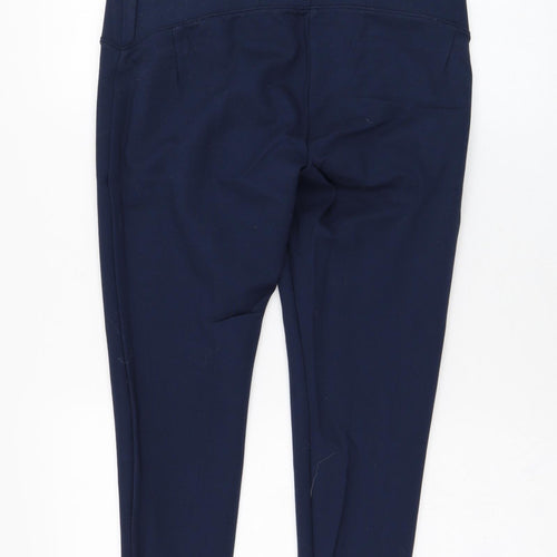 Marks and Spencer Womens Blue  Viscose Cropped Leggings Size 14 L24 in